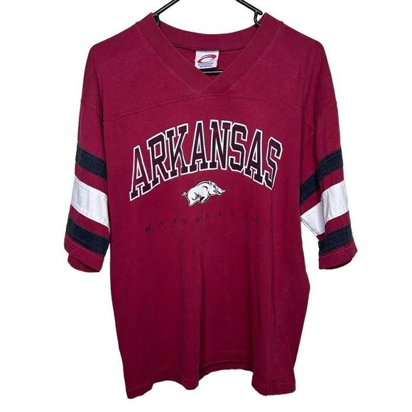 Y2K Arkansas Razorbacks Shirt Jersey Medium - Picture 1 of 5